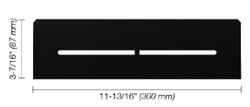 Schluter Shelf-N Niche Pure Matte Black SNS1 D7 MGS